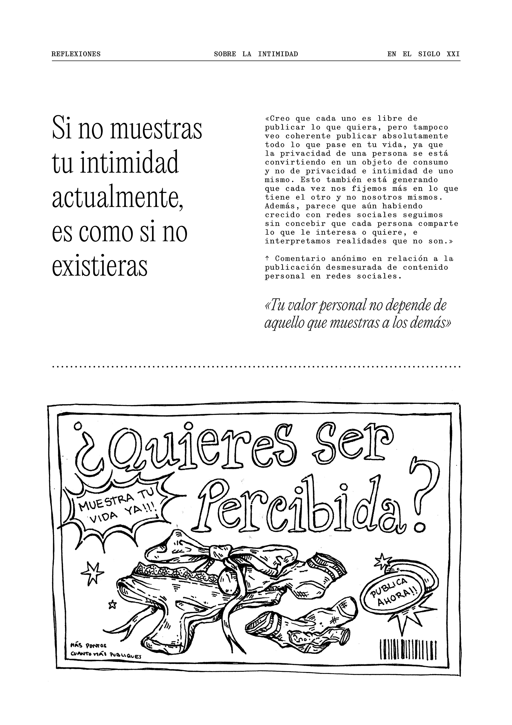 Imagen pagina periodico 'Lo privado'